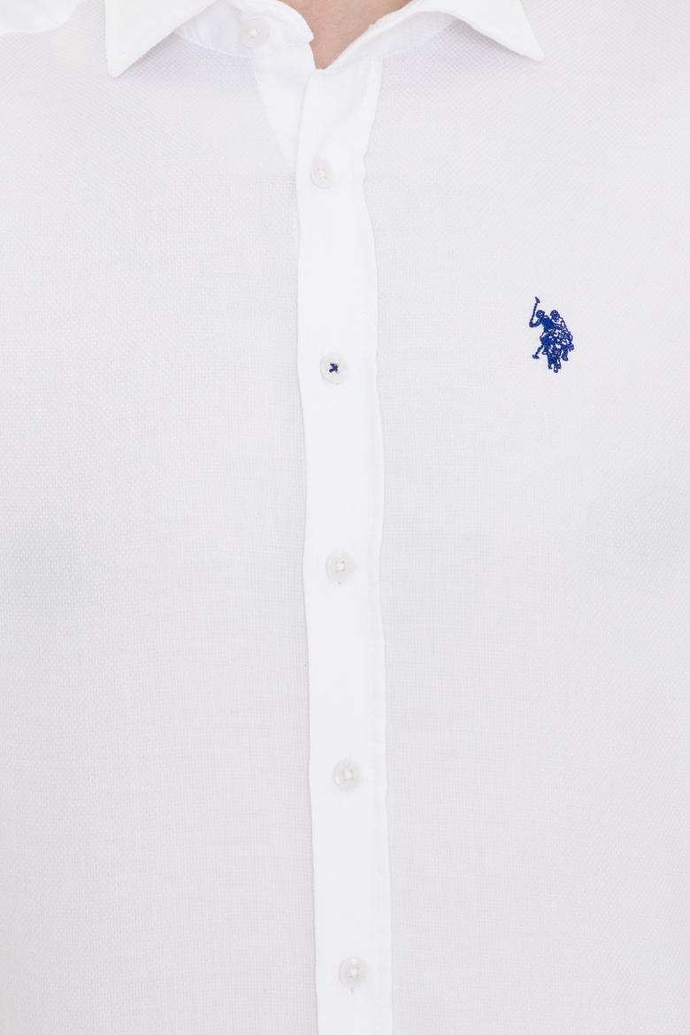 Erkek Beyaz Uzun Kollu Gömlek - 50246354012