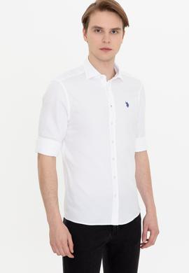 Erkek Beyaz Uzun Kollu Gömlek - 50246354012