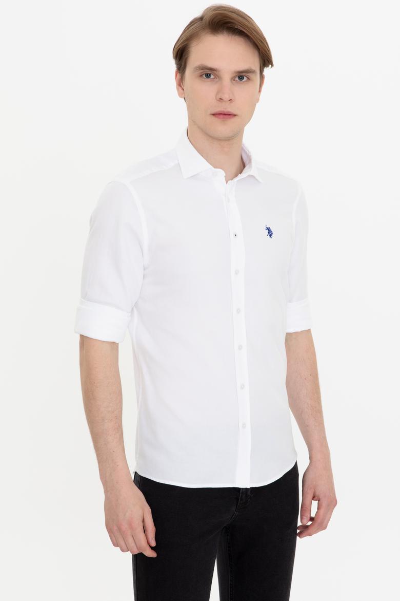 Erkek Beyaz Uzun Kollu Gömlek - 50246354012