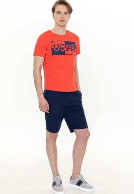 Erkek Lacivert Dokuma Şort - 50254441003