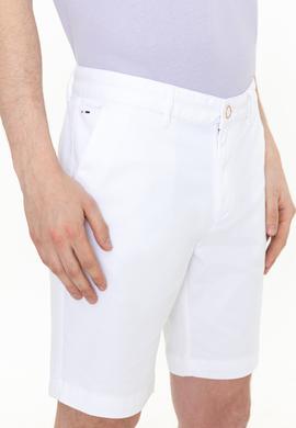 Erkek Beyaz Dokuma Şort - 50254441037