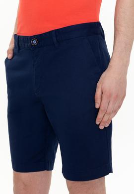 Erkek Lacivert Dokuma Şort - 50254441003