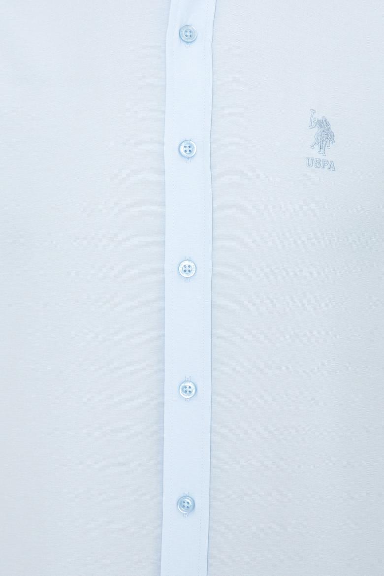 Erkek Açık Mavi Uzun Kollu Basic Gömlek - 50249488008