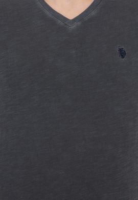 Erkek Antrasit Basic Tişört - 50246848079