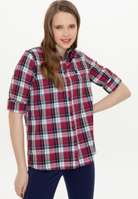 Kadın Lacivert Uzun Kollu Gömlek - 50248002010