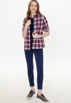 Kadın Lacivert Uzun Kollu Gömlek - 50248002010