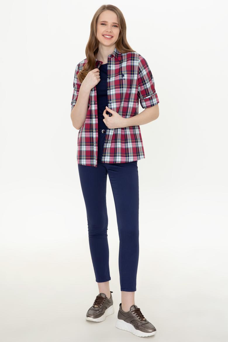 Kadın Lacivert Uzun Kollu Gömlek - 50248002010