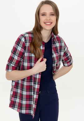 Kadın Lacivert Uzun Kollu Gömlek - 50248002010