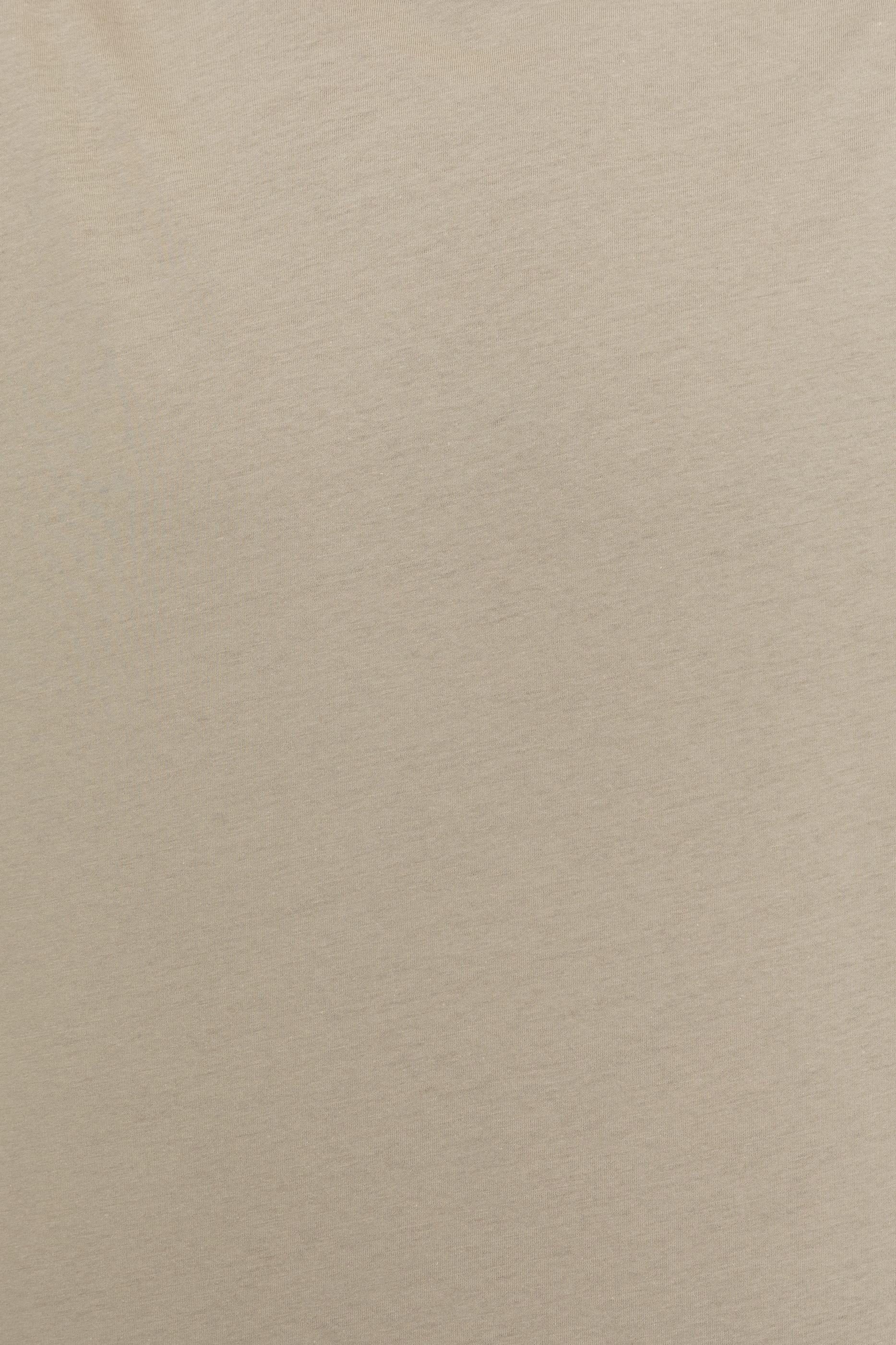 Erkek Haki Oversize Bisiklet Yaka Tişört