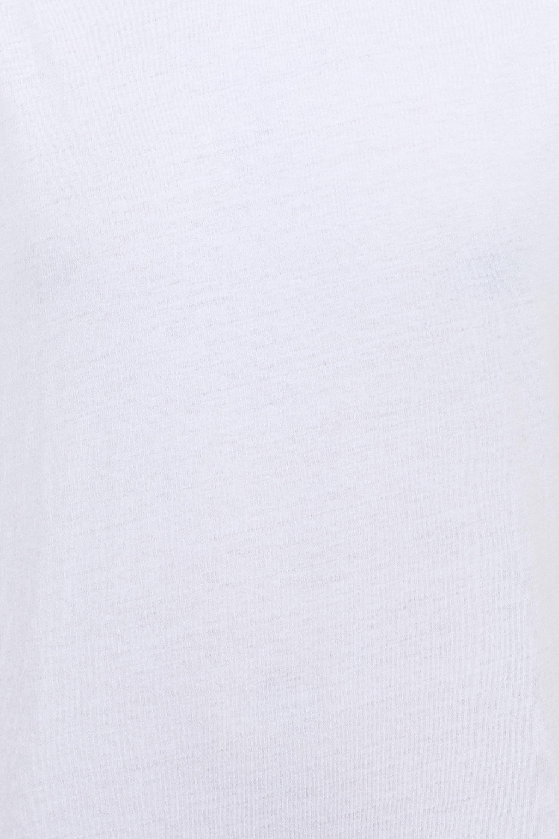 Erkek Beyaz Oversize Bisiklet Yaka Tişört