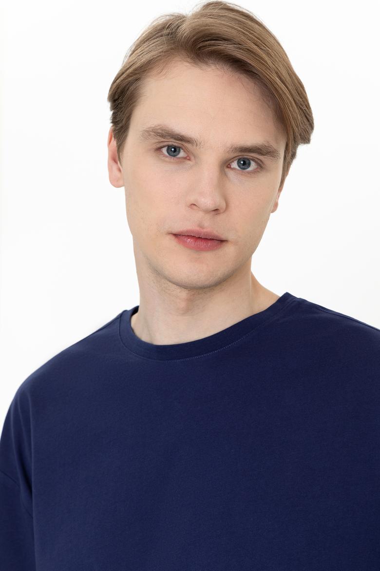 Erkek Lacivert Tişört - 50252132029