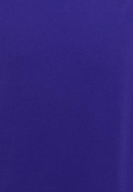 Erkek Mavi Oversize Bisiklet Yaka Tişört - 50252132099