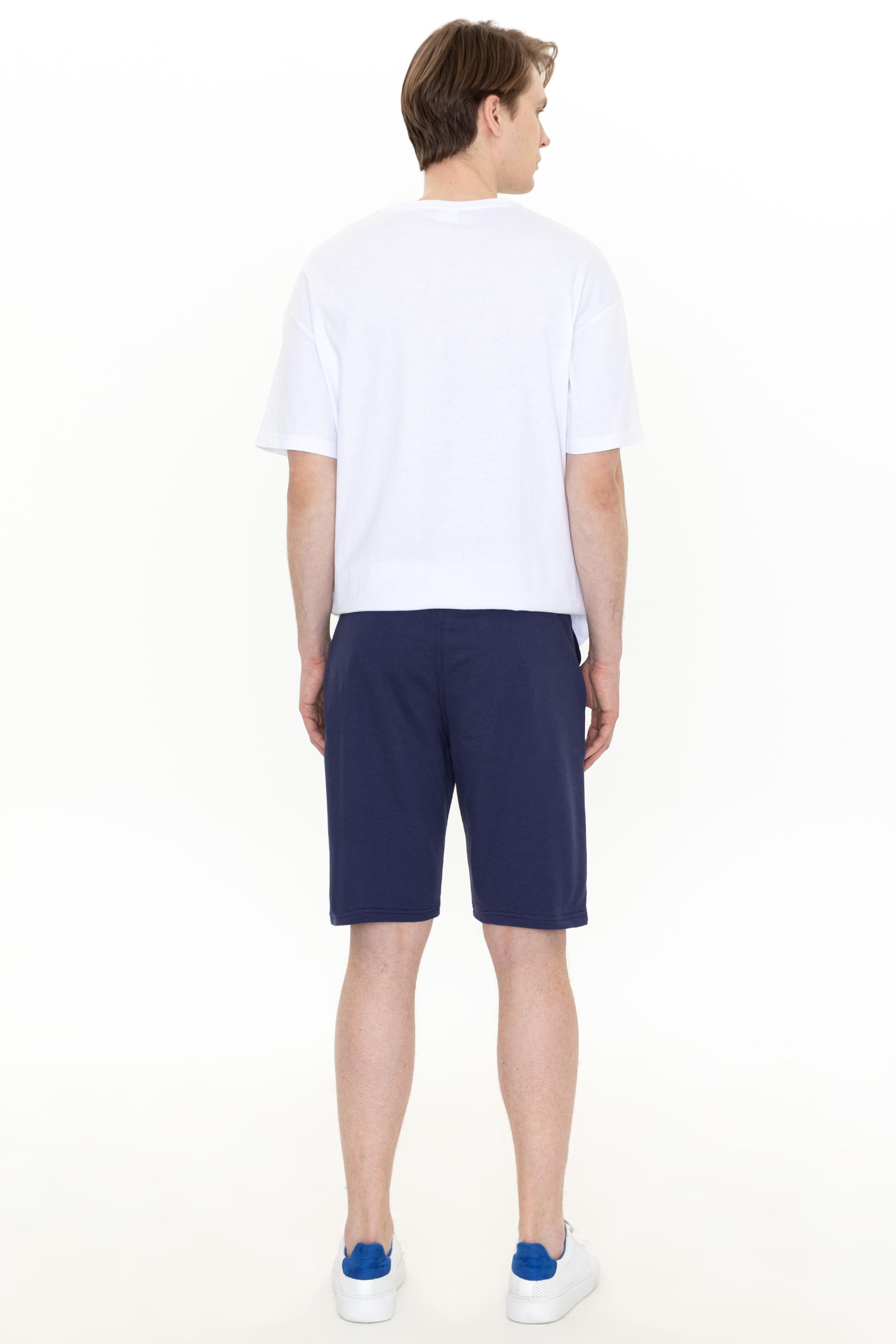 Erkek Lacivert Örme Şort