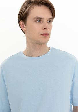 Erkek Açık Mavi Tişört - 50252132009