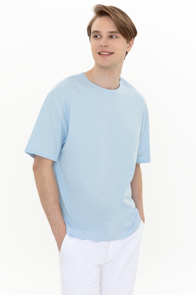 Erkek Açık Mavi Tişört - 50252132009