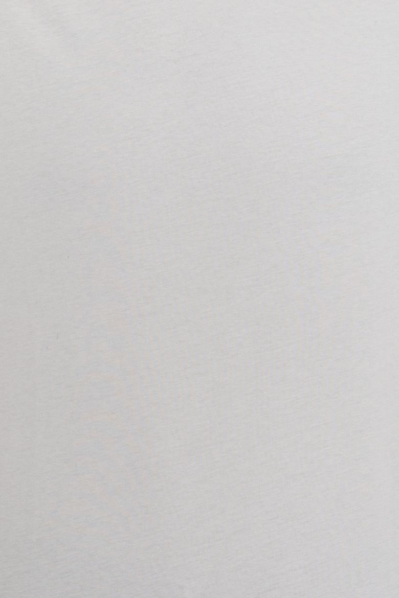 Erkek Gri Oversize Bisiklet Yaka Tişört - 50252132069