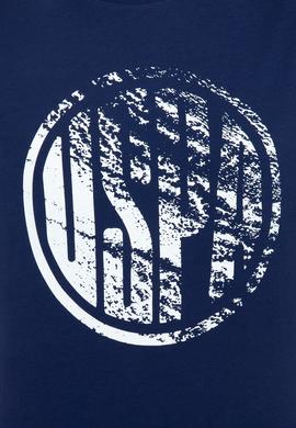 Erkek Lacivert Bisiklet Yaka T-Shirt - 50247329017