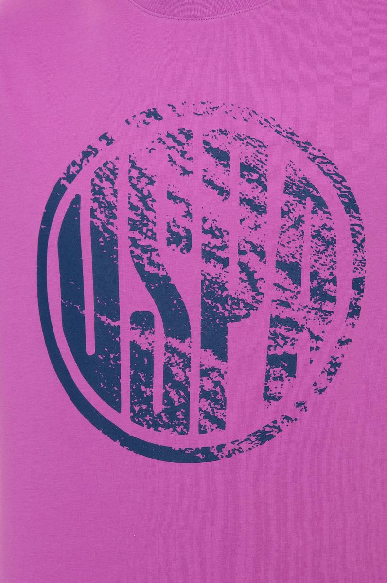 Erkek Menekşe Bisiklet Yaka Tişört