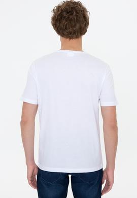 Erkek Beyaz Basic Tişört - 50249144001