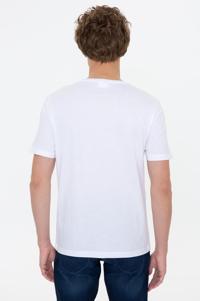 Erkek Beyaz Basic Tişört - 50249144001
