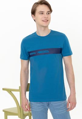 Erkek Petrol Bisiklet Yaka Tişört - 50247327157