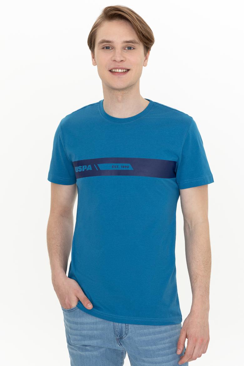 Erkek Petrol Bisiklet Yaka Tişört - 50247327157