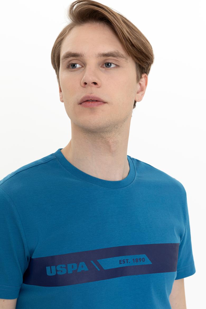 Erkek Petrol Bisiklet Yaka Tişört - 50247327157