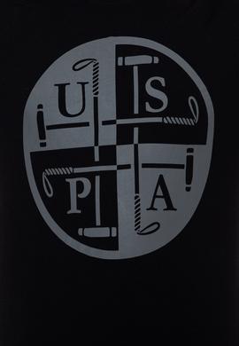 Erkek Siyah Bisiklet Yaka T-Shirt - 50247330029