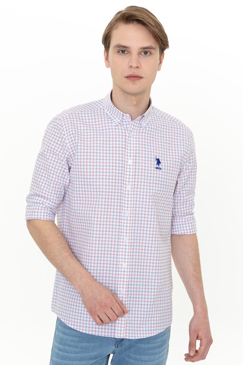 Erkek Kırmızı Uzun Kollu Gömlek