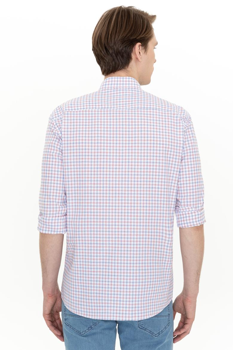 Erkek Kırmızı Uzun Kollu Gömlek - 50251828037