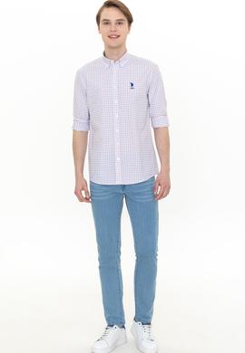 Erkek Kırmızı Uzun Kollu Gömlek - 50251828037