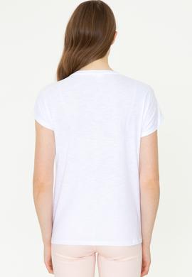 Kadın Beyaz Tişört - 50248091005