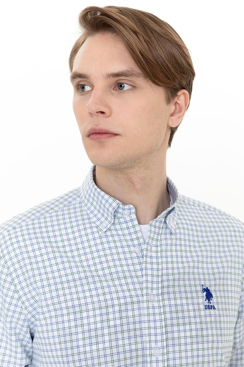 Erkek Yeşil Uzun Kollu Gömlek - 50251828007