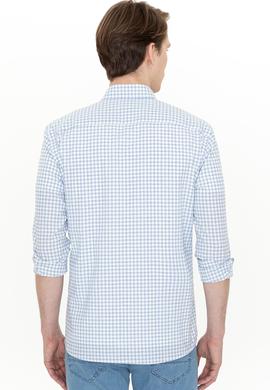 Erkek Yeşil Uzun Kollu Gömlek - 50251828007