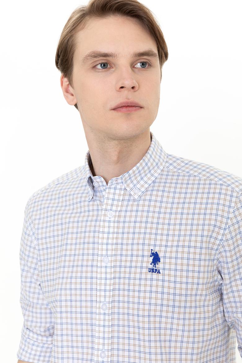 Erkek Bej Uzun Kollu Gömlek - 50251828047