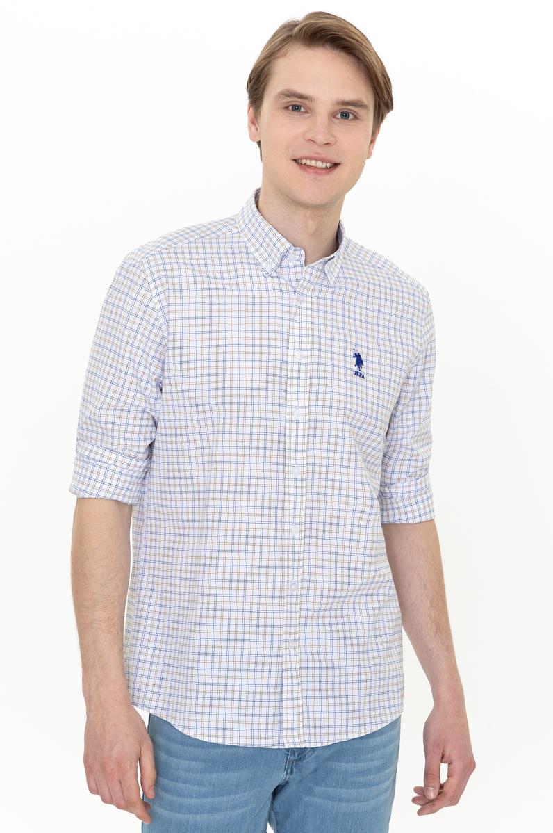 Erkek Bej Uzun Kollu Gömlek