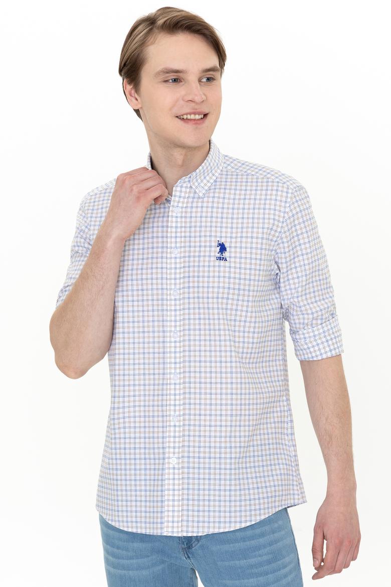 Erkek Bej Uzun Kollu Gömlek - 50251828047