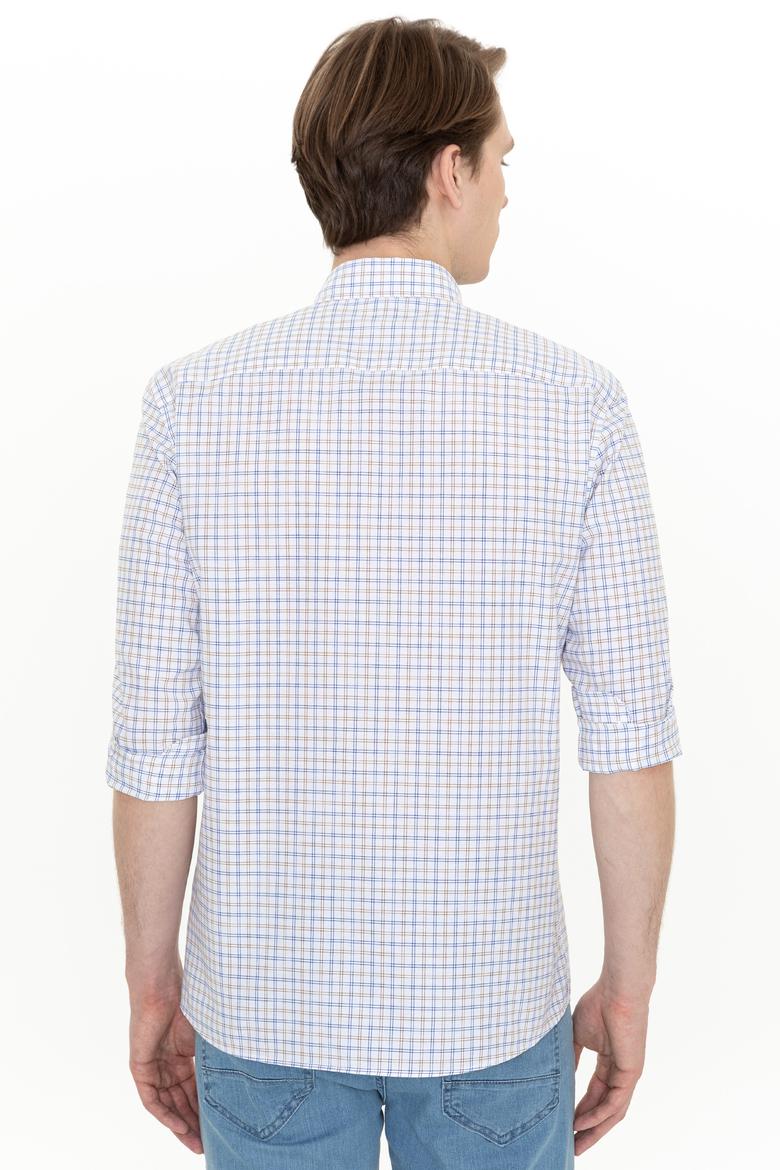 Erkek Bej Uzun Kollu Gömlek - 50251828047