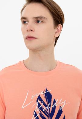 Erkek Somon Bisiklet Yaka Tişört - 50246117036