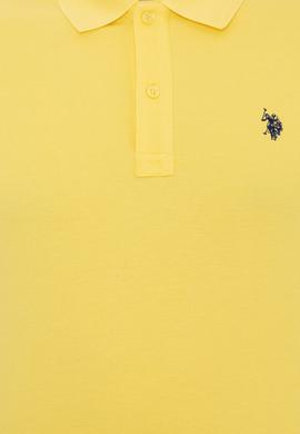 Erkek Açık Sarı Basic Polo Yaka Tişört - 50249149020