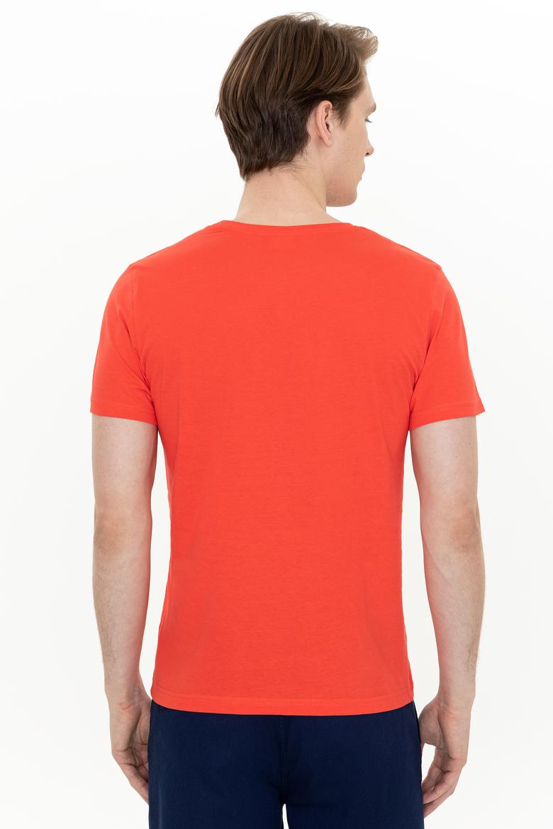 Erkek Kırmızı Bisiklet Yaka Tişört - 50247339183