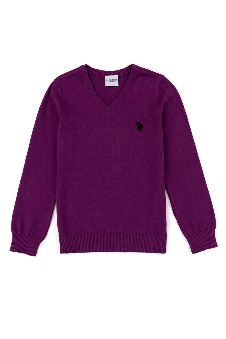 Kız Çocuk Menekşe Kazak