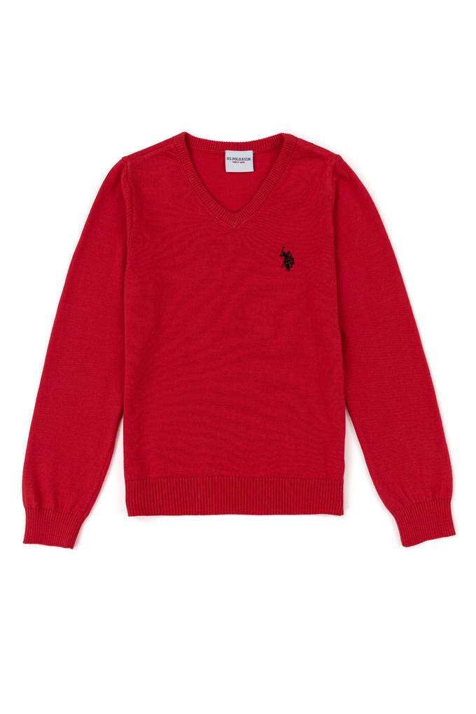 Kız Çocuk Fuşya Kazak