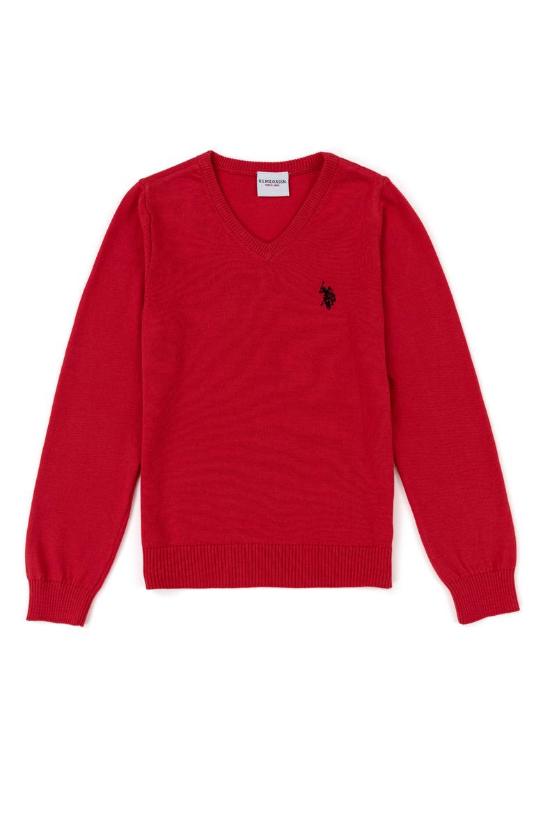 Kız Çocuk Fuşya Kazak