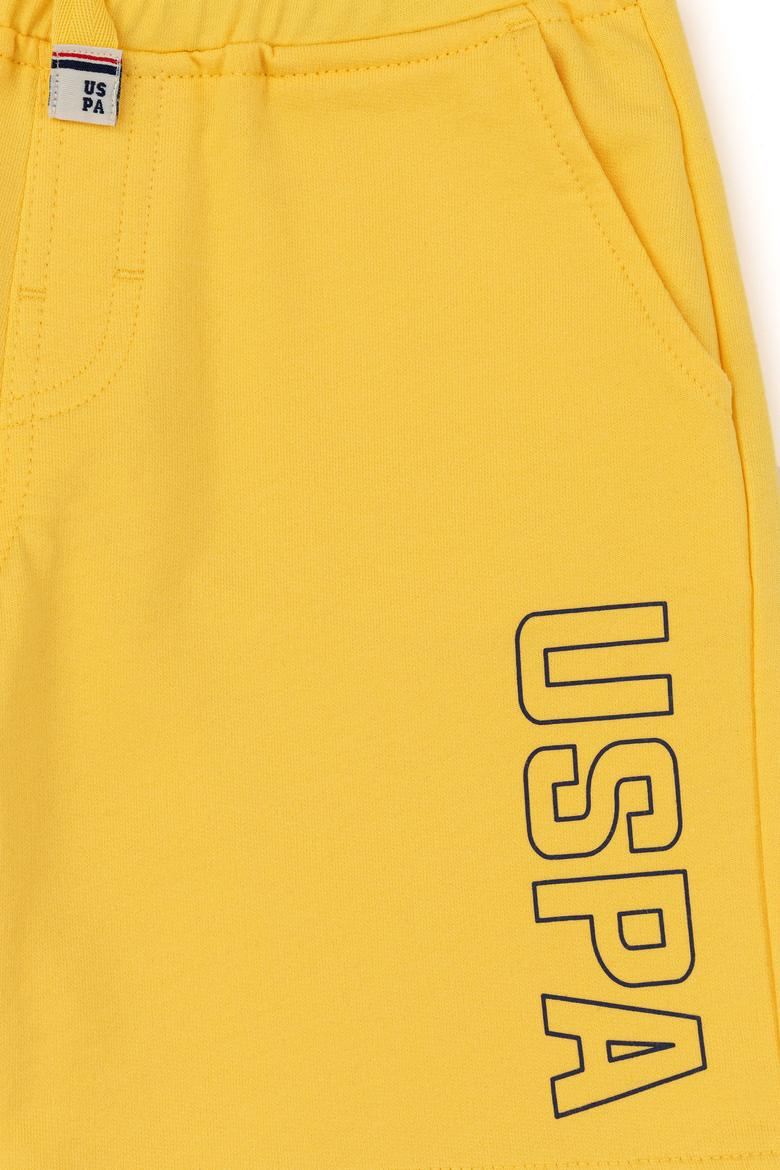Çocuk Açık Sarı Örme Şort - 50248948043