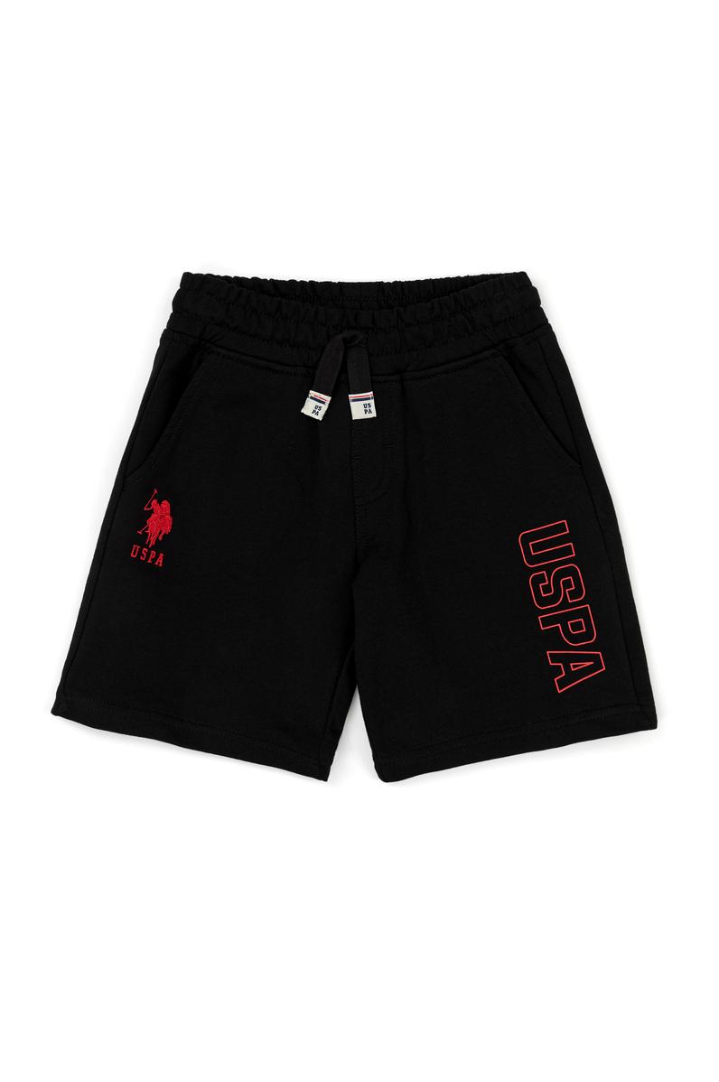 Çocuk Siyah Örme Şort