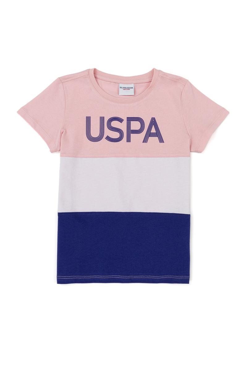 Çocuk Pudra Bisiklet Yaka Tişört