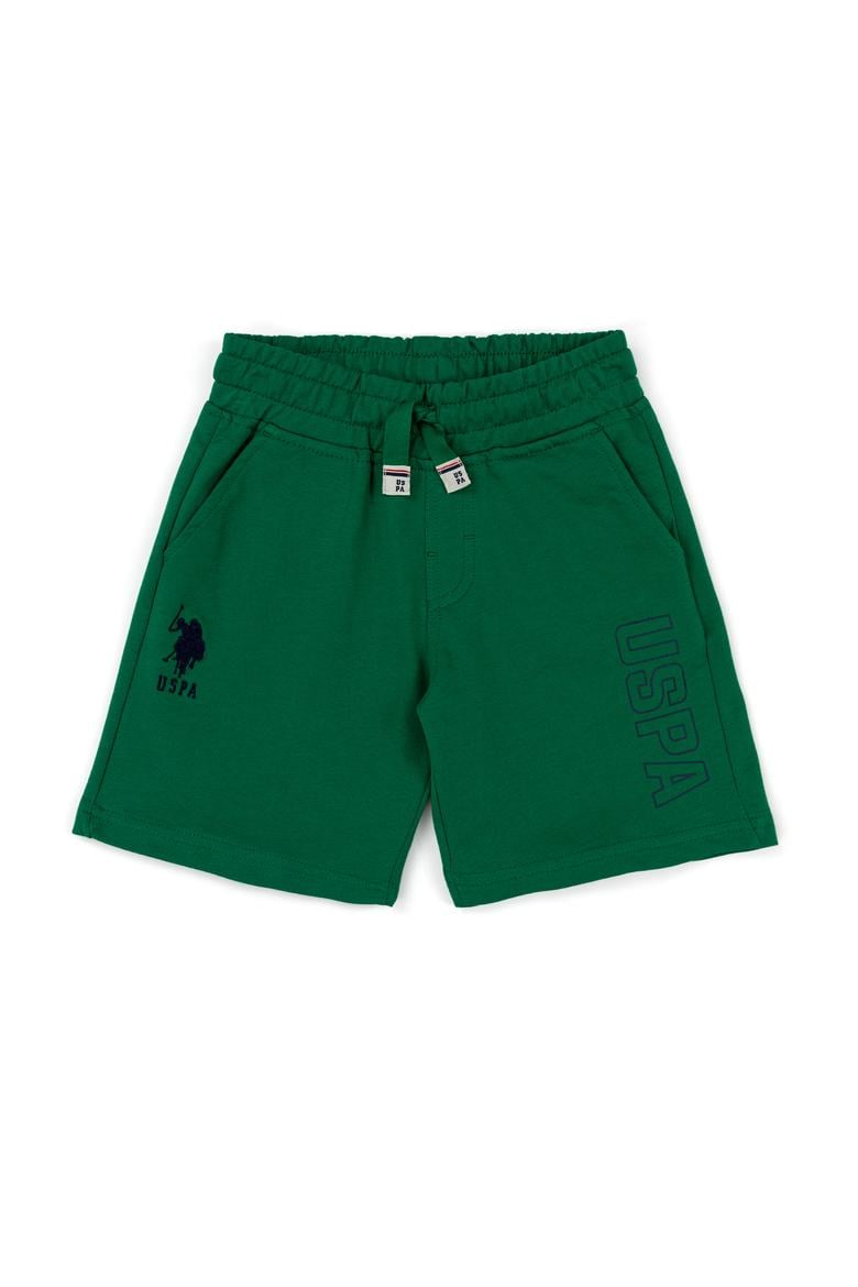Çocuk Yeşil Örme Şort
