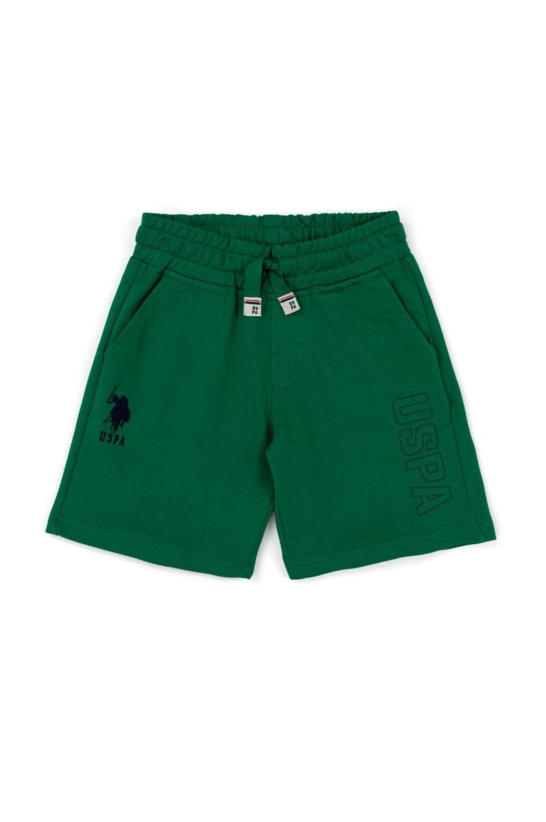 Çocuk Yeşil Örme Şort