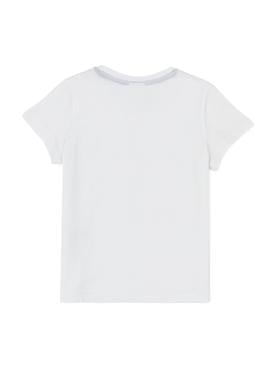 Erkek Çocuk Beyaz Bisiklet Yaka Tişört - 50251777027